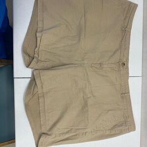 Ellos khaki Flat Front Shorts